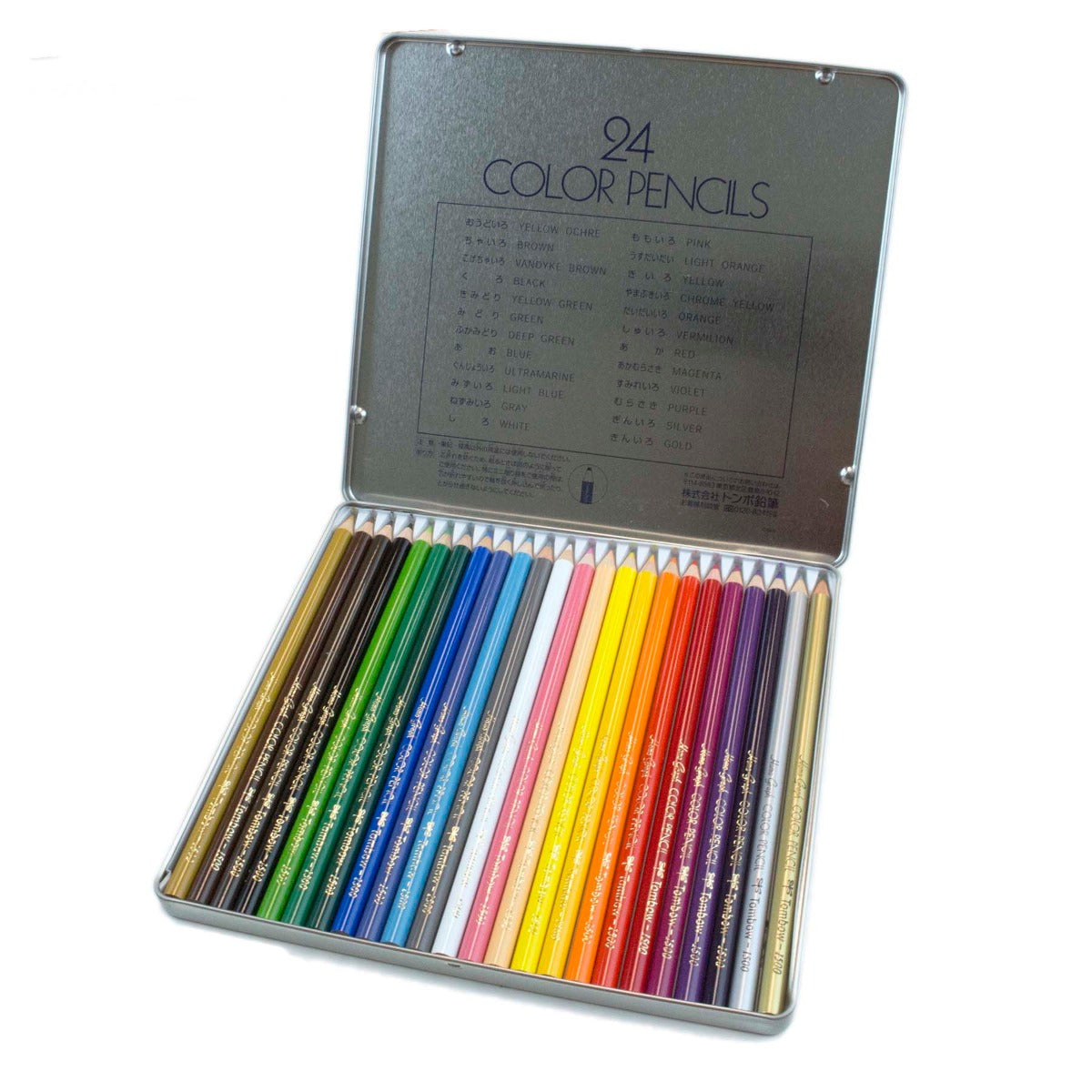 Tombow Color Pencils - 24 Pack Tin