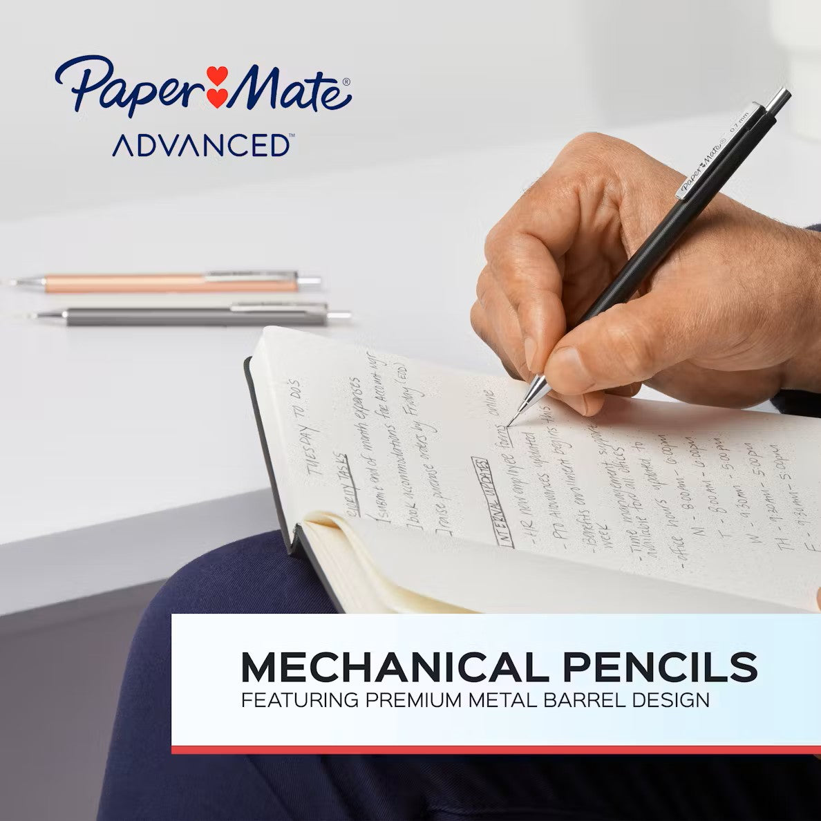 Papermate Advanced Mechanical Pencil - Black - 0.5