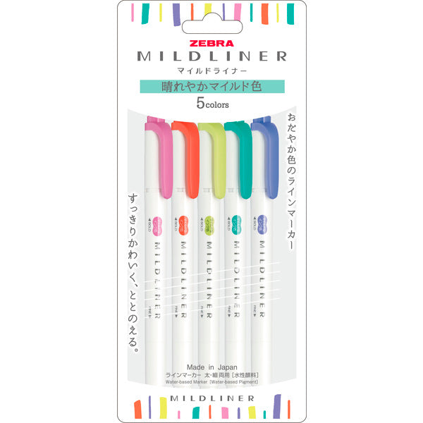 Zebra Mildliner Sets