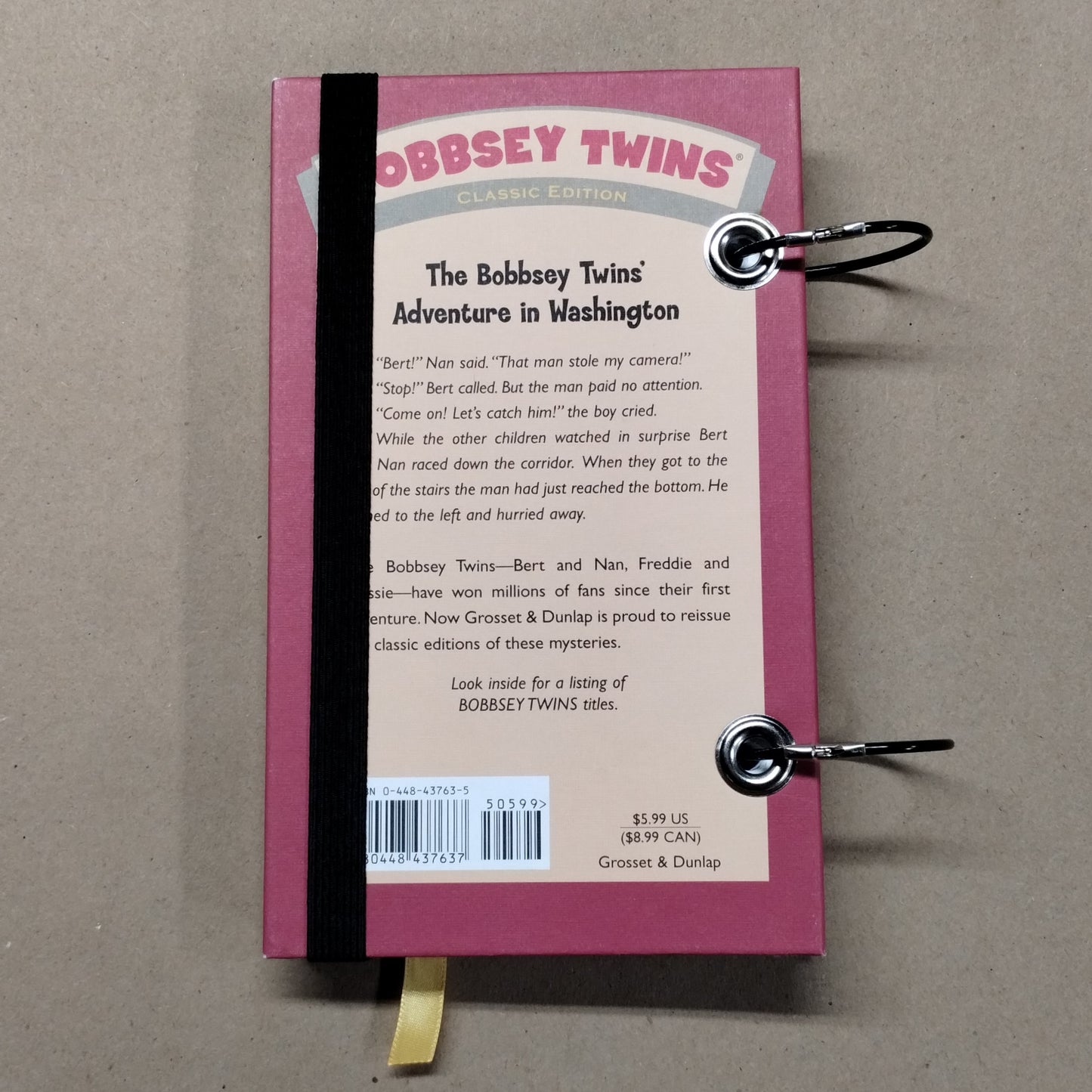 Bobbsey Twins Adventure in Washington Journal