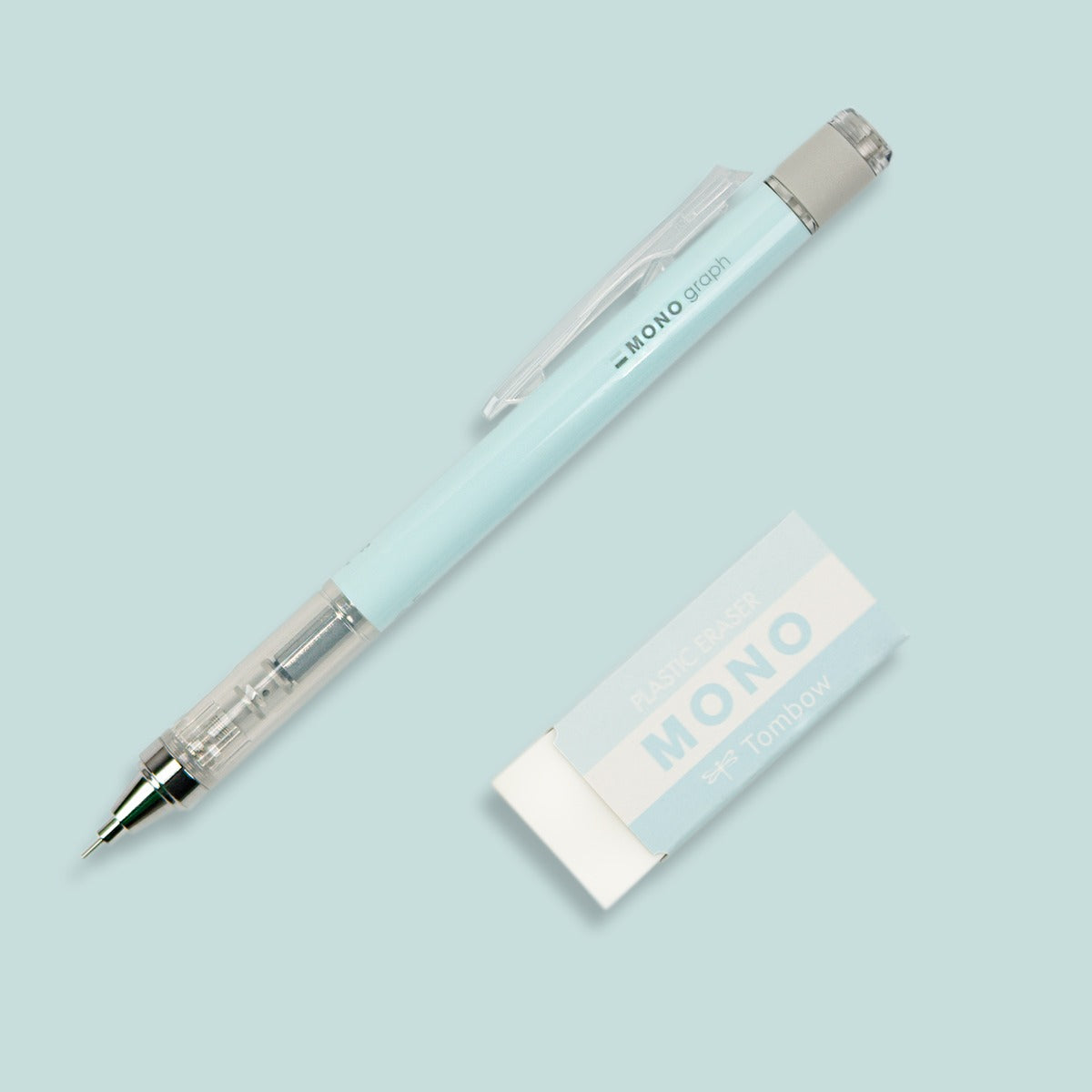 Tombow Monograph Mechanical Pencil - 0.5 - Pastel w/ Eraser