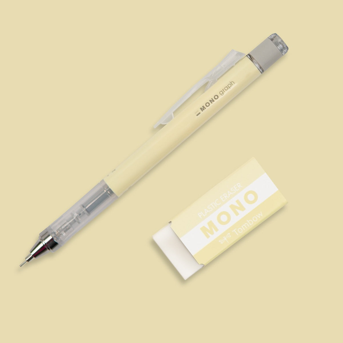 Tombow Monograph Mechanical Pencil - 0.5 - Pastel w/ Eraser