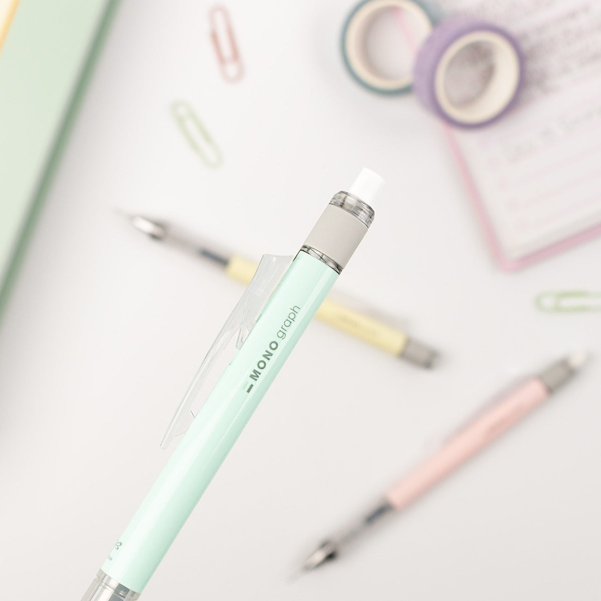 Tombow Monograph Mechanical Pencil - 0.5 - Pastel w/ Eraser