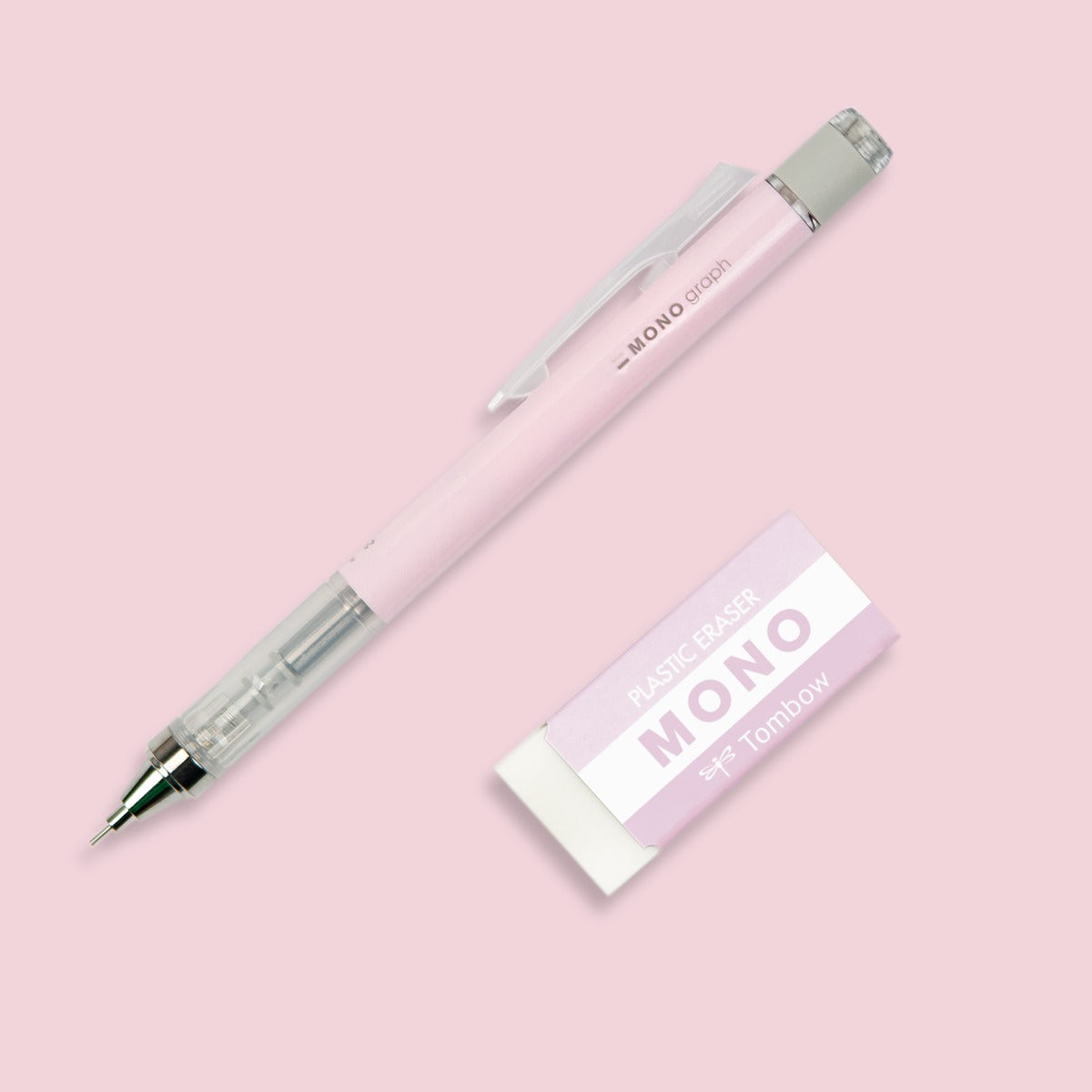 Tombow Monograph Mechanical Pencil - 0.5 - Pastel w/ Eraser