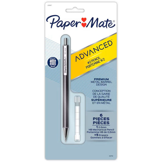 Papermate Advanced Mechanical Pencil - Black - 0.5