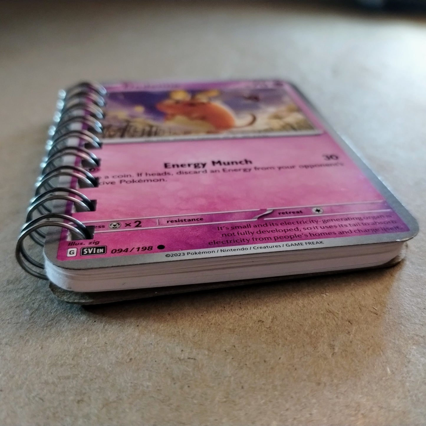 Pokemon Trading Card Minibook - Set of 5