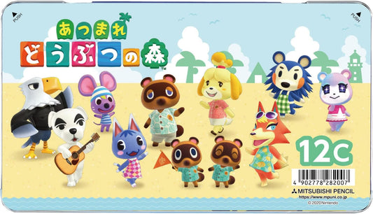 Uni - Animal Crossing Colored Pencils - Set of 12