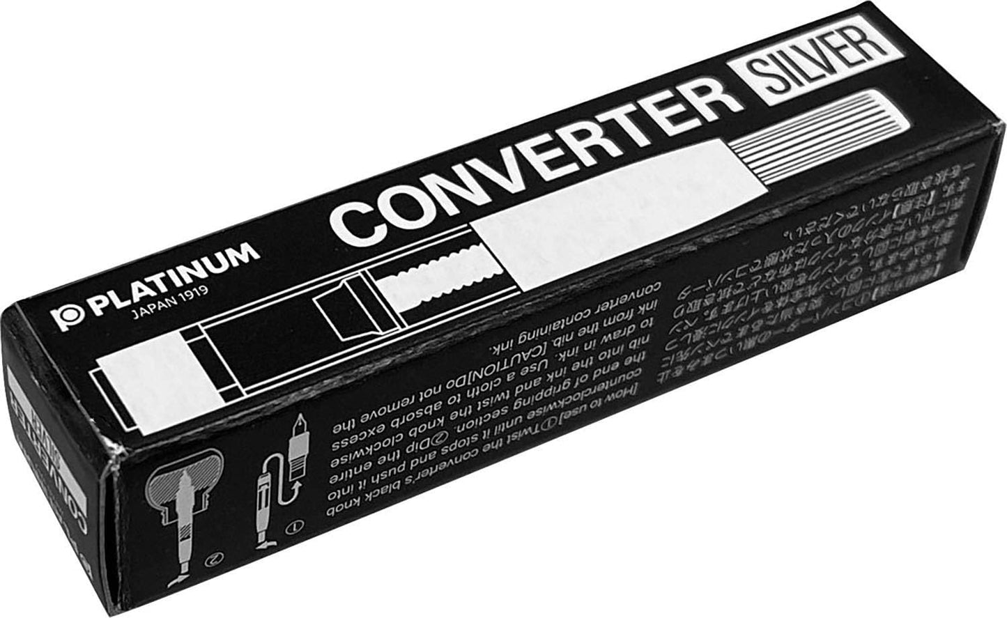 Platinum Fountain Pen Converter - Silver