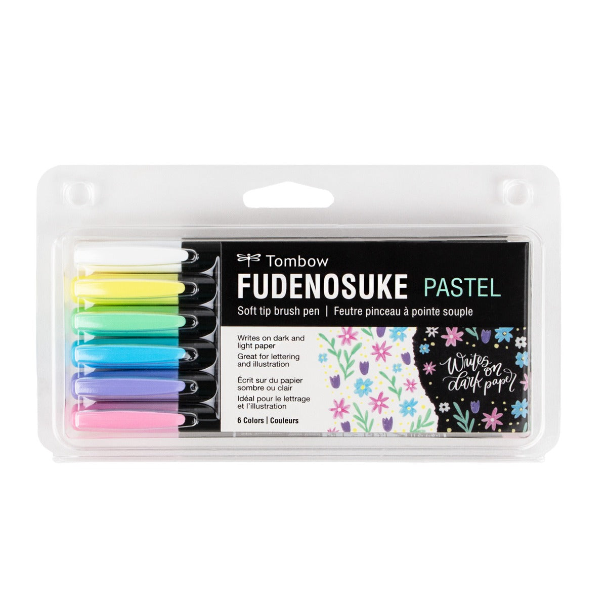 Fudenosuke Pastel Brush Pen Set