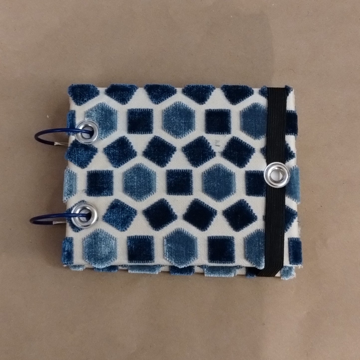 Blue Geometric Mini Book