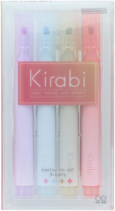 Sun Star Kirabi - Glitter Marker set