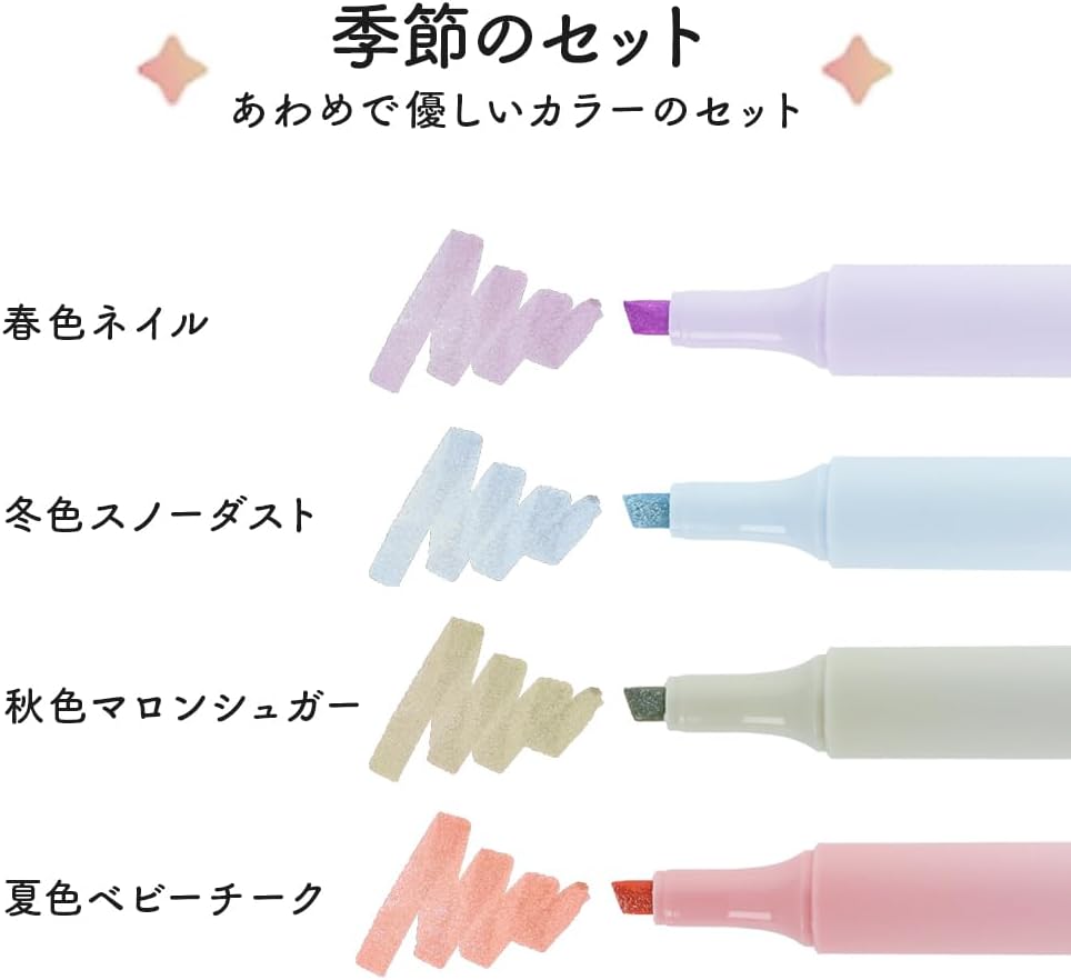 Sun Star Kirabi - Glitter Marker set