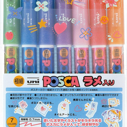 Uni Posca Glitter Set