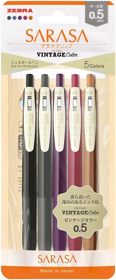 Zebra Sarasa Clip Fruits Scented Gel Pen Set