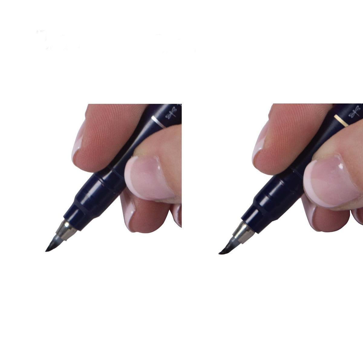 Fudenosuke Brush Pen - Black 2 Pack - Hard and Soft
