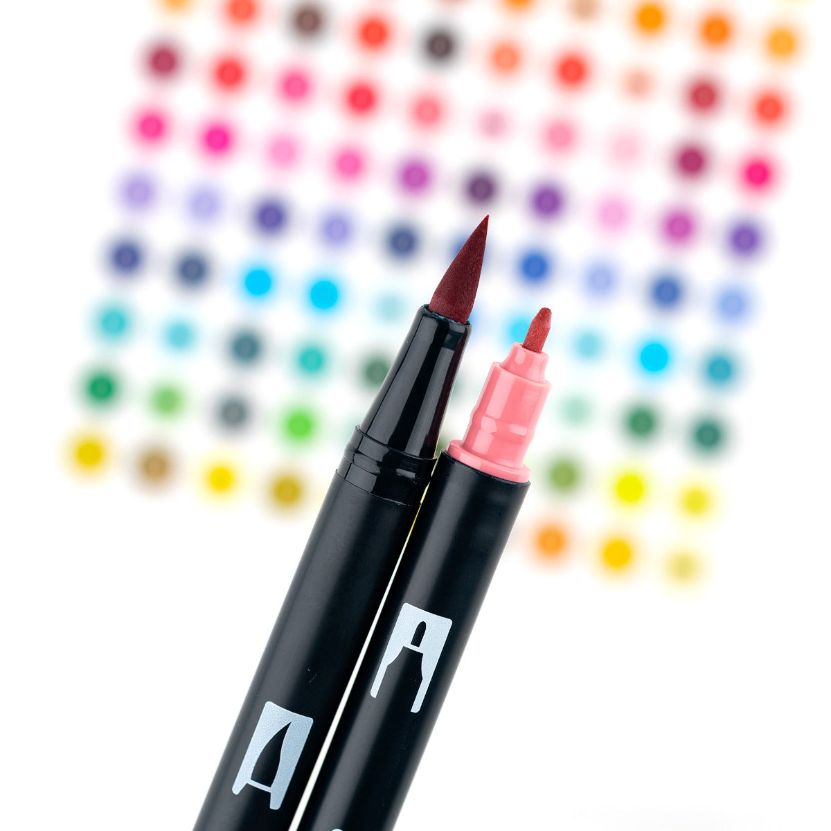 Tombow ABT Dual Brush Pens Set - w/ Water Brush, Coloring Sheets, & Tutorial